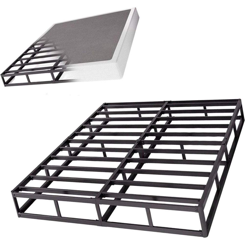Aardhen 9 Inch High Profile California King Box Spring Strong Metal Frame